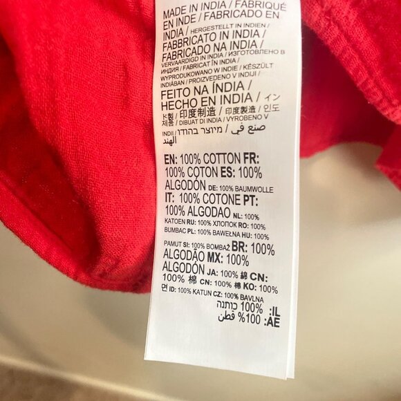 NWT BILLABONG Cross My Heart Puff Sleeve Crop Top, size Large/12 - Picture 9 of 9